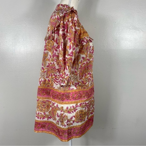 LOLA Australia ruffle paisley blouse - Picture 2 of 11